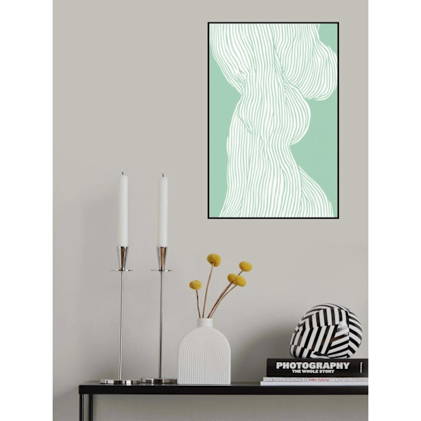 Fibers No 1 (Mint) MultiColor 30x40 cm
