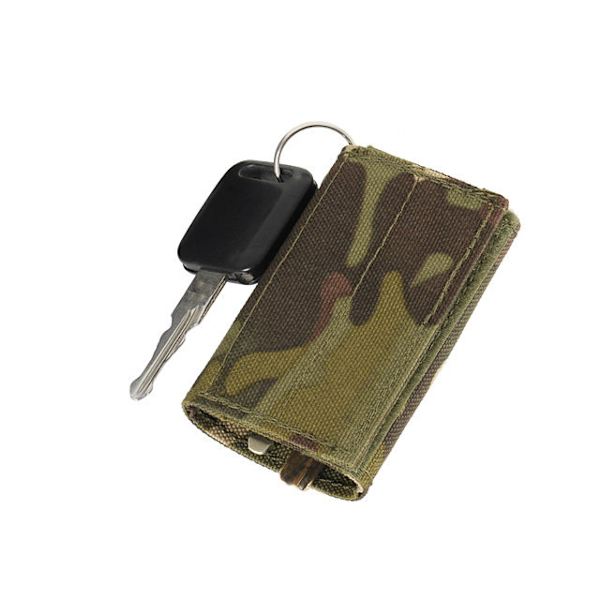 8 FIELDS - Nyckelhållare / Keyholder i Heavy Duty Nylon Green Camo