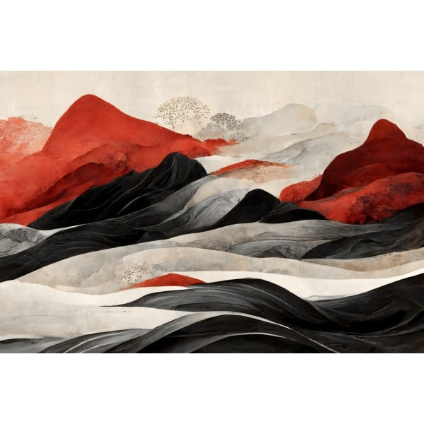 Red Mountains MultiColor 50x70 cm