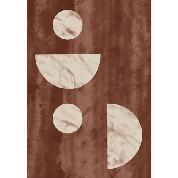 Geo Marble MultiColor 21x30 cm