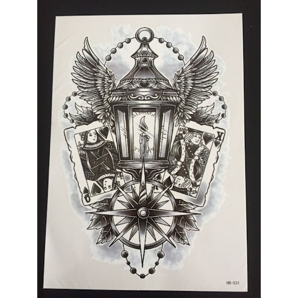 Tillfällig Tatuering 21 x 15cm - Symbolic