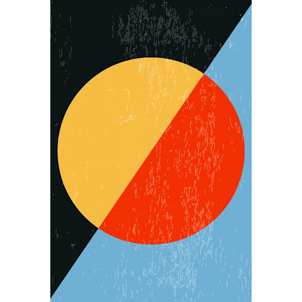 Minimal Shapes Series 23 MultiColor 50x70 cm