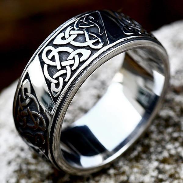 Ring - Norrøn mytologi - Keltisk knute - Rustfritt stål - Høy kv #10 ab0f |  #10 | 50 | Fyndiq
