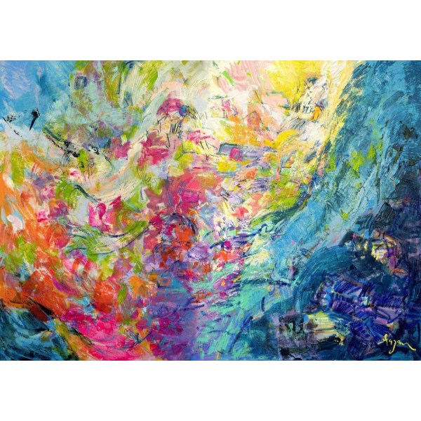 Df980cascading Dreams X MultiColor 30x40 cm