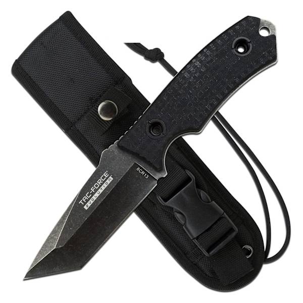 TAC-FORCE - EVOLUTION - TFE-FIX002-BK - FIXED BLADE KNIFE Black