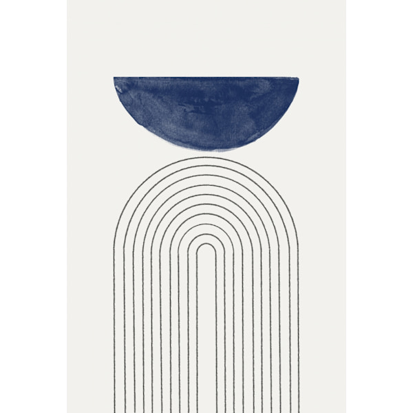 Blue Moon No3. MultiColor 21x30 cm