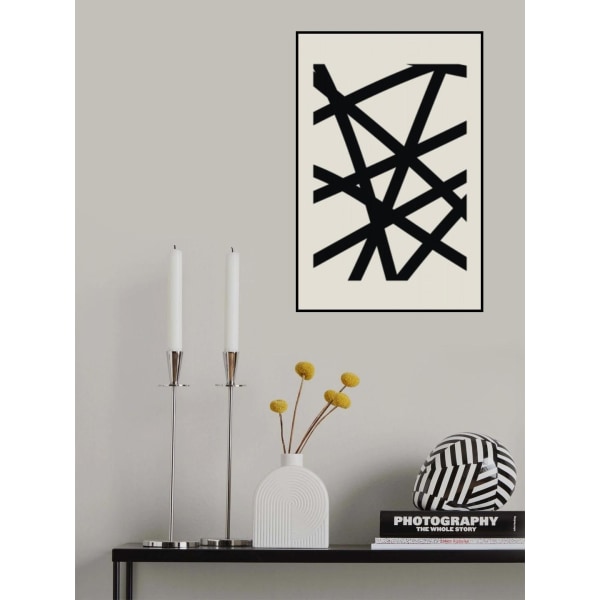 Minimal Black Expression 2 MultiColor 50x70 cm