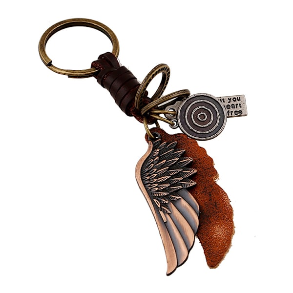 Vacker nyckelring i Steampunk-stil - vingar