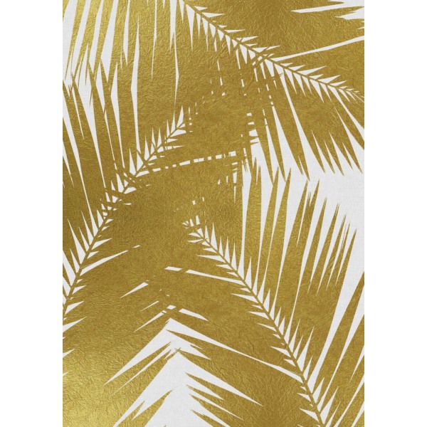 Palm Leaf Gold Iii MultiColor 70x100 cm