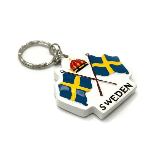 Nyckelring flaggor Sweden
