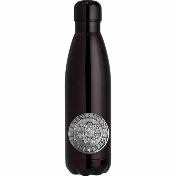 Vandflaske med stjernetegn - Libra black
