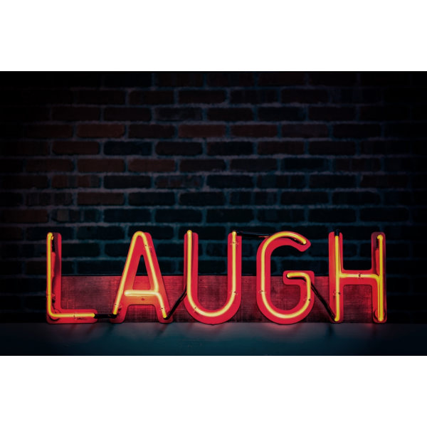 Laugh In Neon MultiColor 21x30 cm