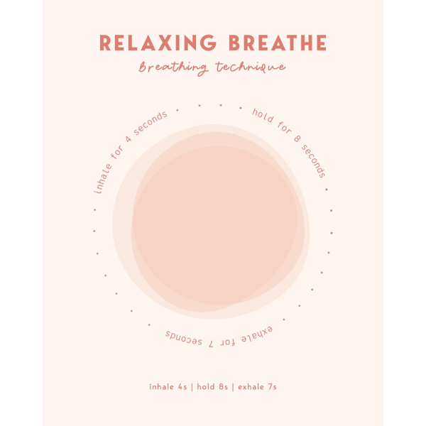 Relaxing Breathe MultiColor 21x30 cm