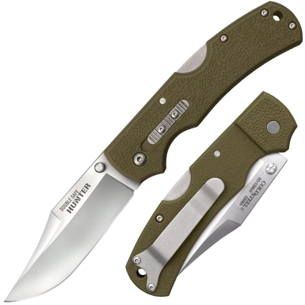 Cold Steel - Double Safe Hunter OD Grøn foldekniv Green