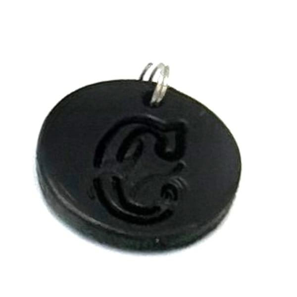 Handmade pendant from swedish quality leather Nature