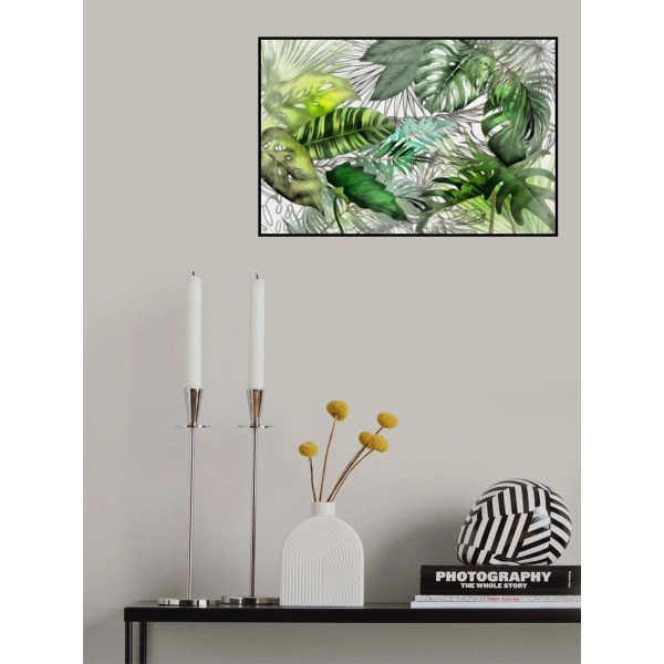 Tropical Foliage 02 MultiColor 70x100 cm