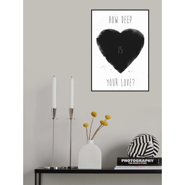 How Deep Is Your Love MultiColor 50x70 cm