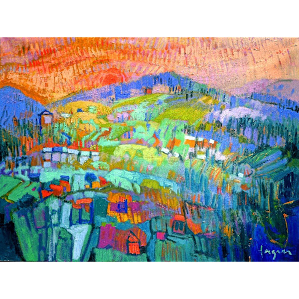 Df1706enchantedmountain MultiColor 21x30 cm