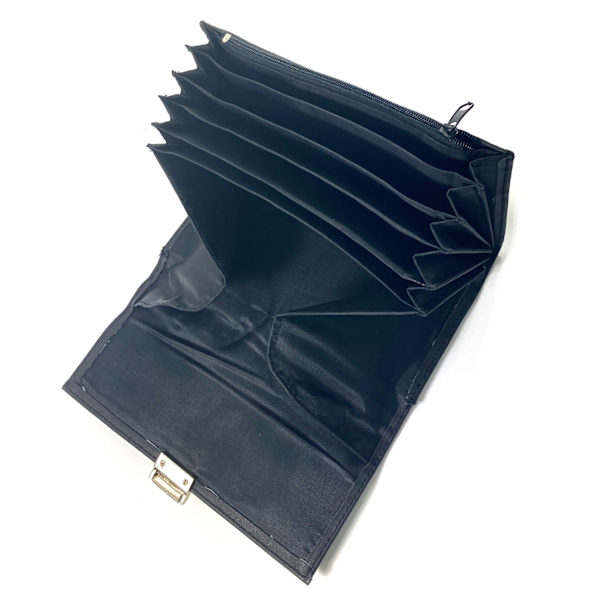 Wallet with buckle Black