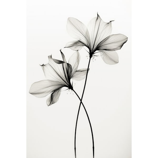 Transparent Botanic No 6 MultiColor 70x100 cm