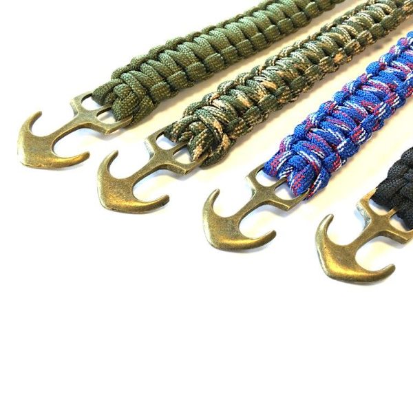 Paracord-rannekoru ankkurilla - sininen camo blå camo