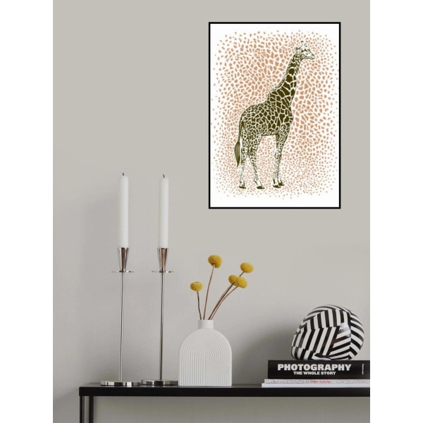 The Majestic Giraffe MultiColor 21x30 cm