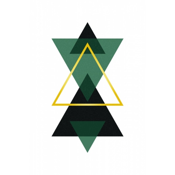 Minimal Triangle Collection 3 MultiColor 70x100 cm