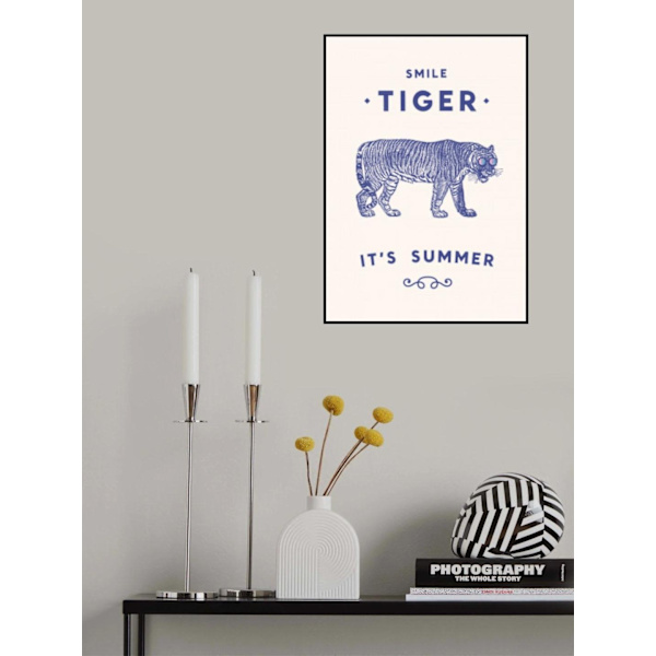 Smile Tiger MultiColor 21x30 cm