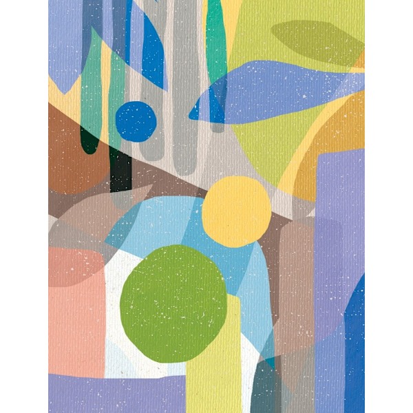 Colorful Pattern MultiColor 21x30 cm