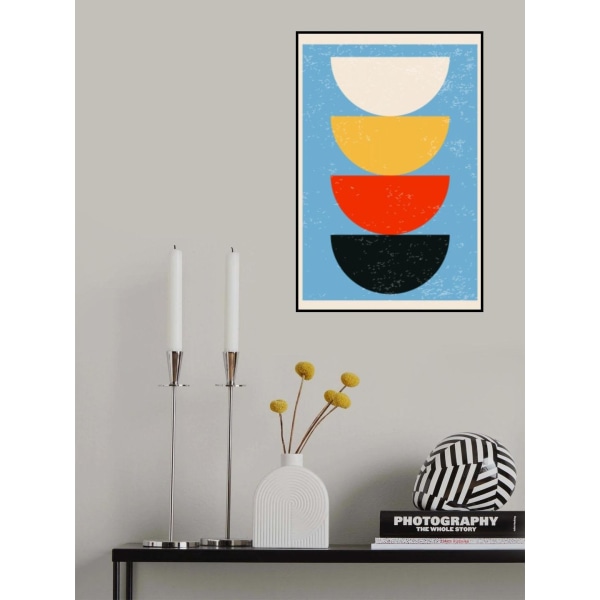 Minimal Abstract Shapes Series 21 MultiColor 70x100 cm