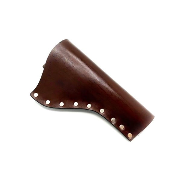 JJ Custom Works - Colt .45 Peacemaker Holster - Right - 4.75" - Brown - Plain - Nickel Studs Right side - 4,75"