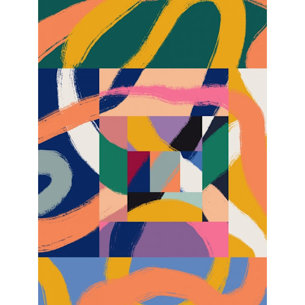 Boxes Of Ribbons MultiColor 70x100 cm