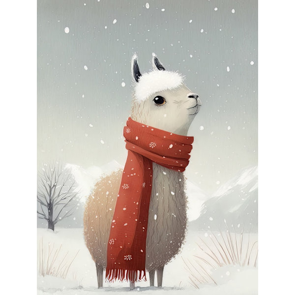 Lama 3 MultiColor 50x70 cm