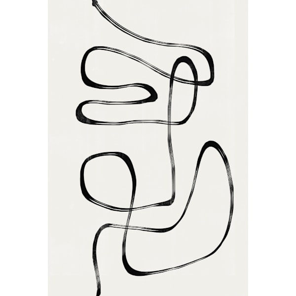 Abstract Line No5. MultiColor 50x70 cm