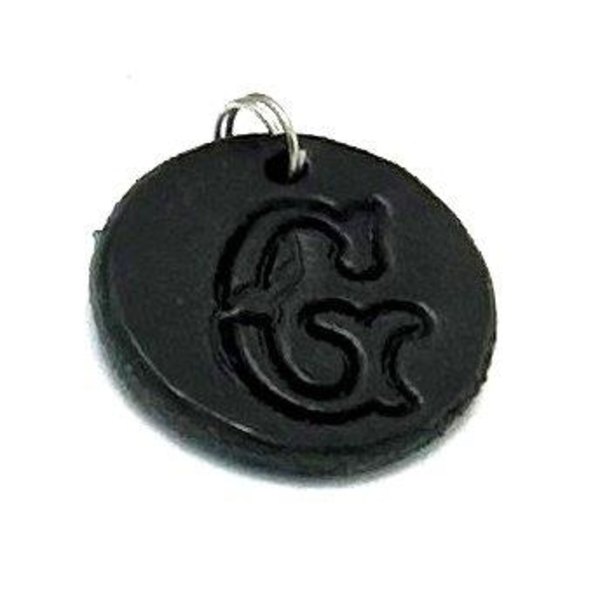 Handmade pendant from swedish quality leather Nature
