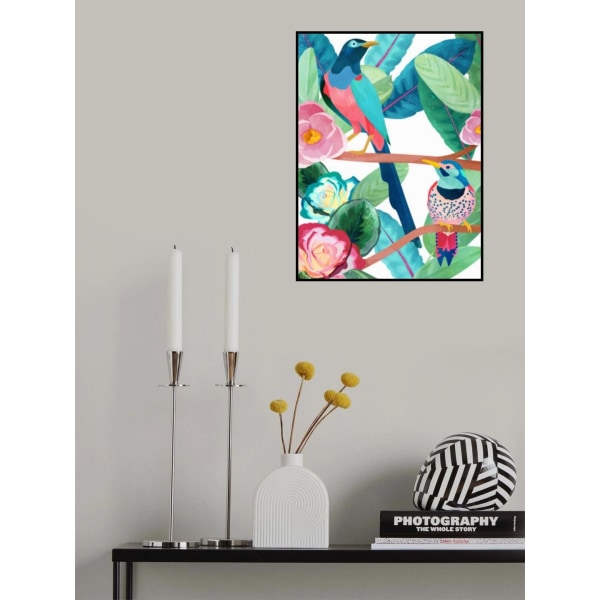 Birds Of Spring MultiColor 50x70 cm