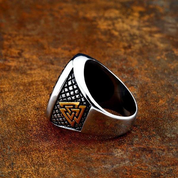 Ring - Norse Mythology - Vegvisir #12
