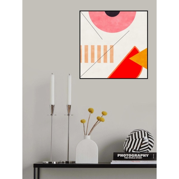 Mid Bauhaus Geometri 2 MultiColor 70x100 cm