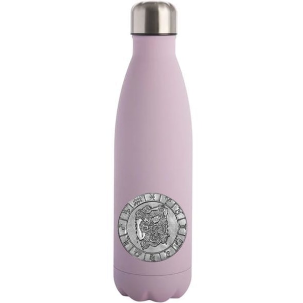 Vandflaske med stjernetegn - Aquarius pink