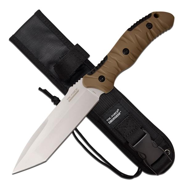 TAC-FORCE - EVOLUTION - TFE-FIX015T-TN - FIXED BLADE KNIFE Brun