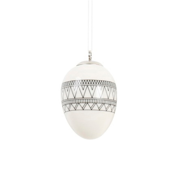 Porcelain Egg with pattern