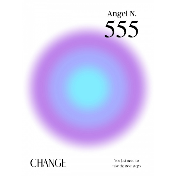 Angel Number 555 MultiColor 70x100 cm
