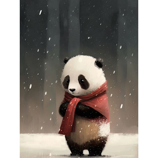 Panda 1 MultiColor 70x100 cm