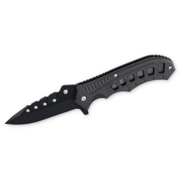Knife - Folding knife 20 cm Black