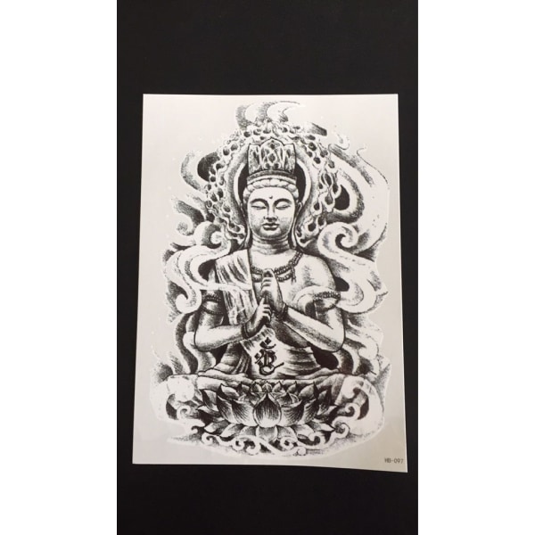 Midlertidig tatovering 21 x 15cm - Spiritual Asia