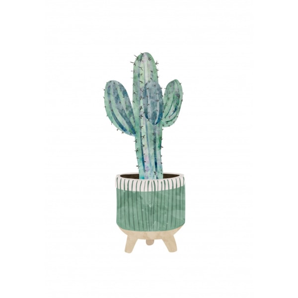 Boho Scandi Cactus 1 MultiColor 21x30 cm