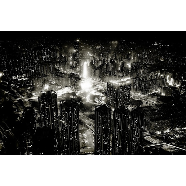 Hong Kong Night MultiColor 70x100 cm