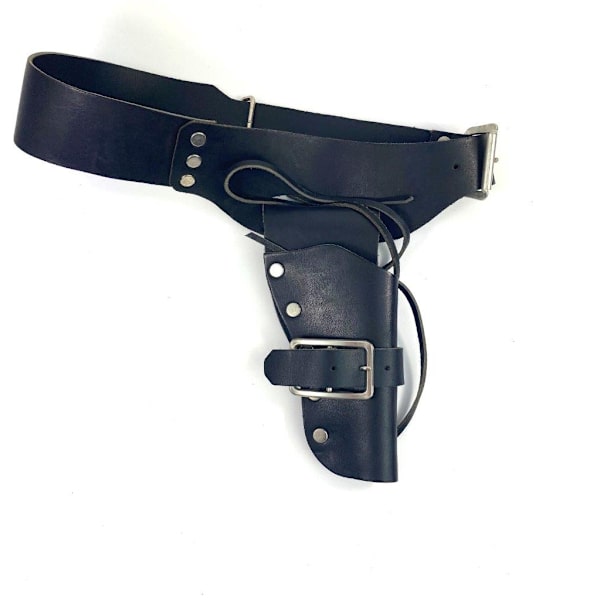 Hölster i läder svart Black XL