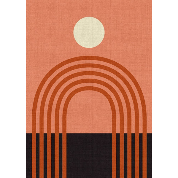 Geo Shapes Fall 21 Arc MultiColor 30x40 cm