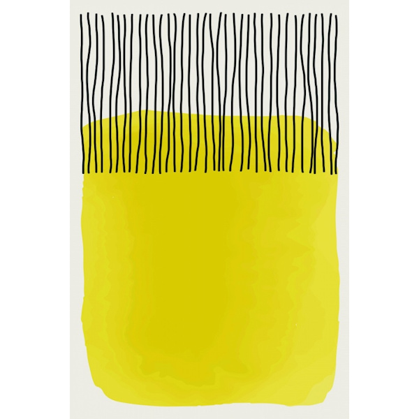Minimalistiske akvarelformer 4 MultiColor 50x70 cm